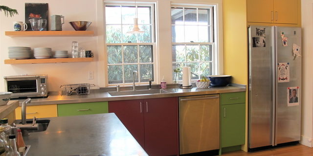 Multi Coloured Shelving