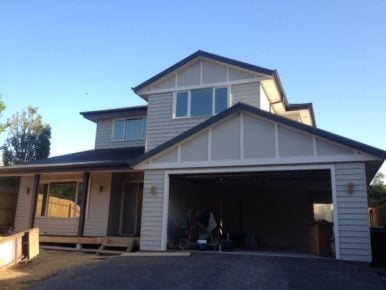 Weatherboard painted in vermont