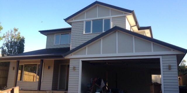 Weatherboard painted in vermont